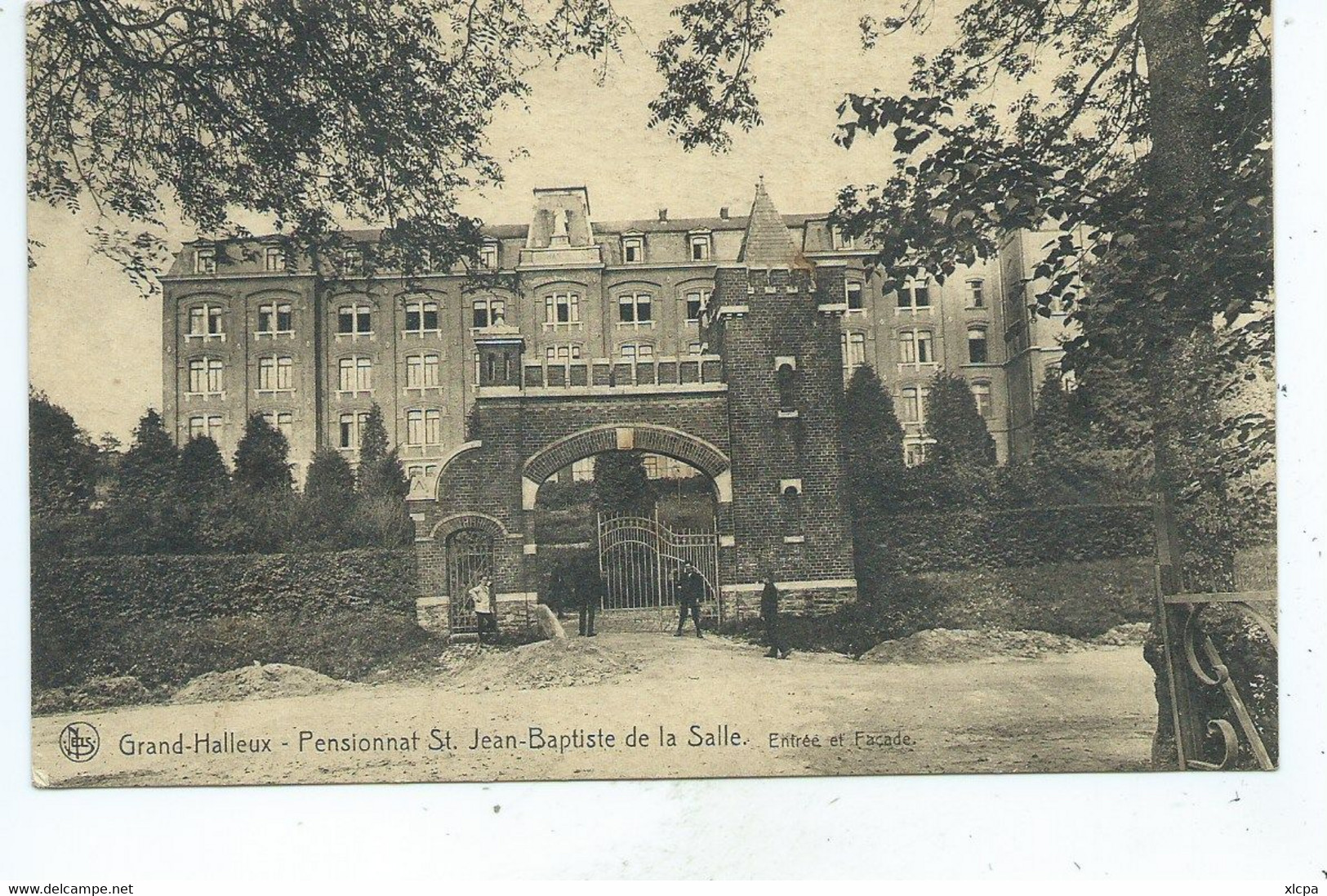 Grand Halleux Pensionnat De Le Salle Entrée Et Façade - Vielsalm