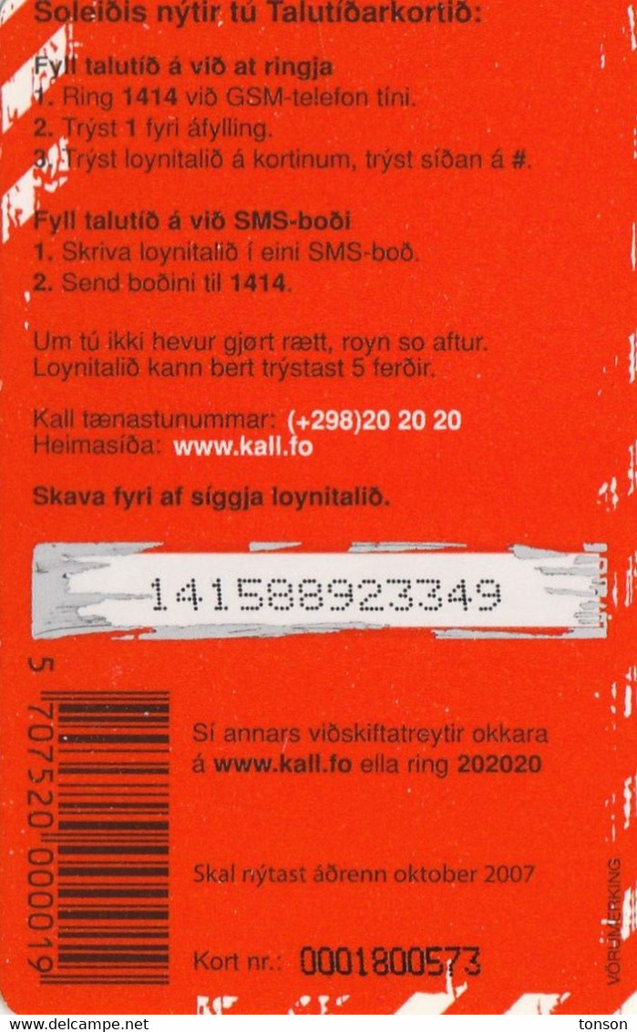 Faroe Islands, FO-KAL-REF-0003, 50 Kr,  FrÆlsi Talutid, 2 Scans,   10-2007 - Faroe Islands