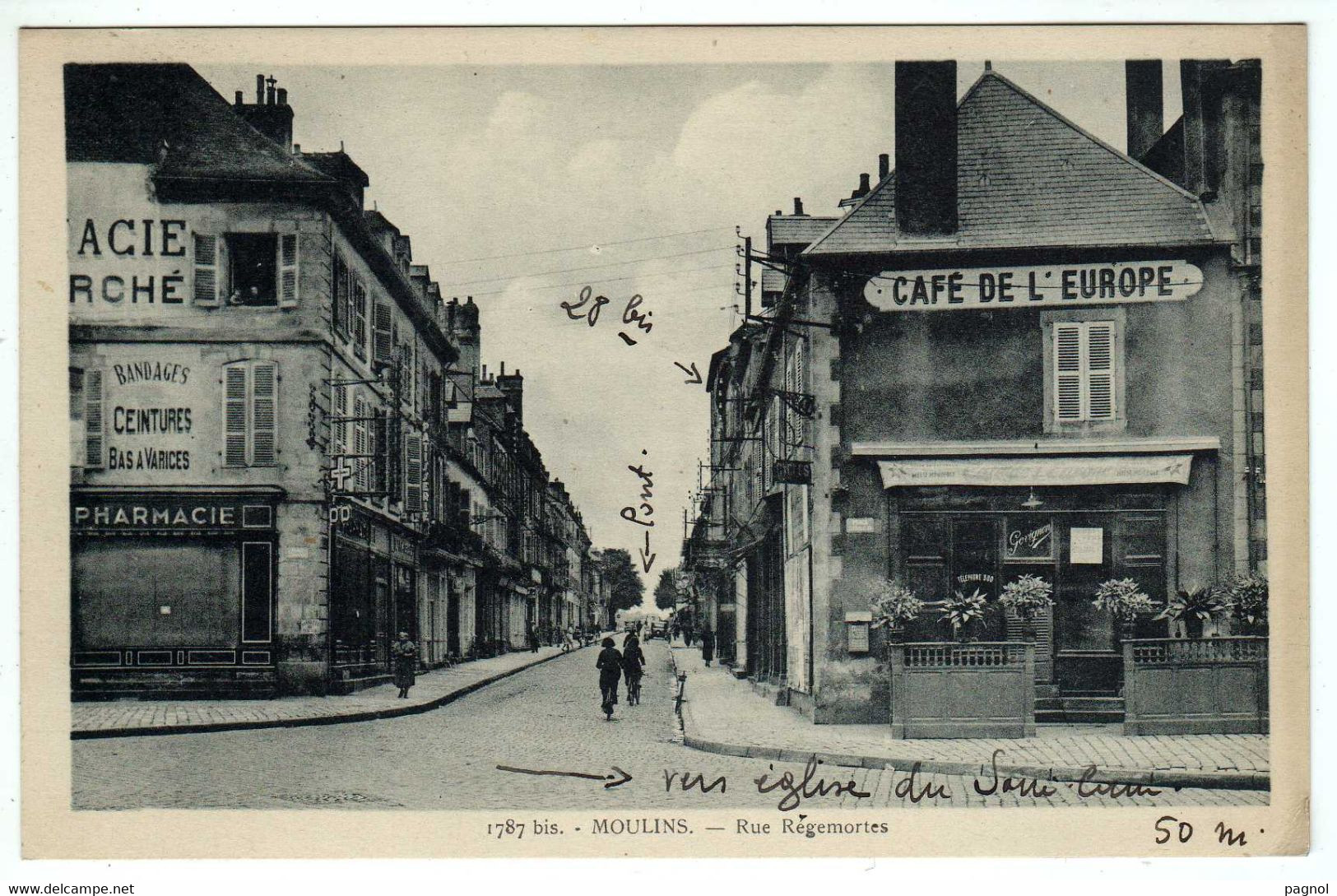 03 : Moulins : Rue Regemortes - Moulins