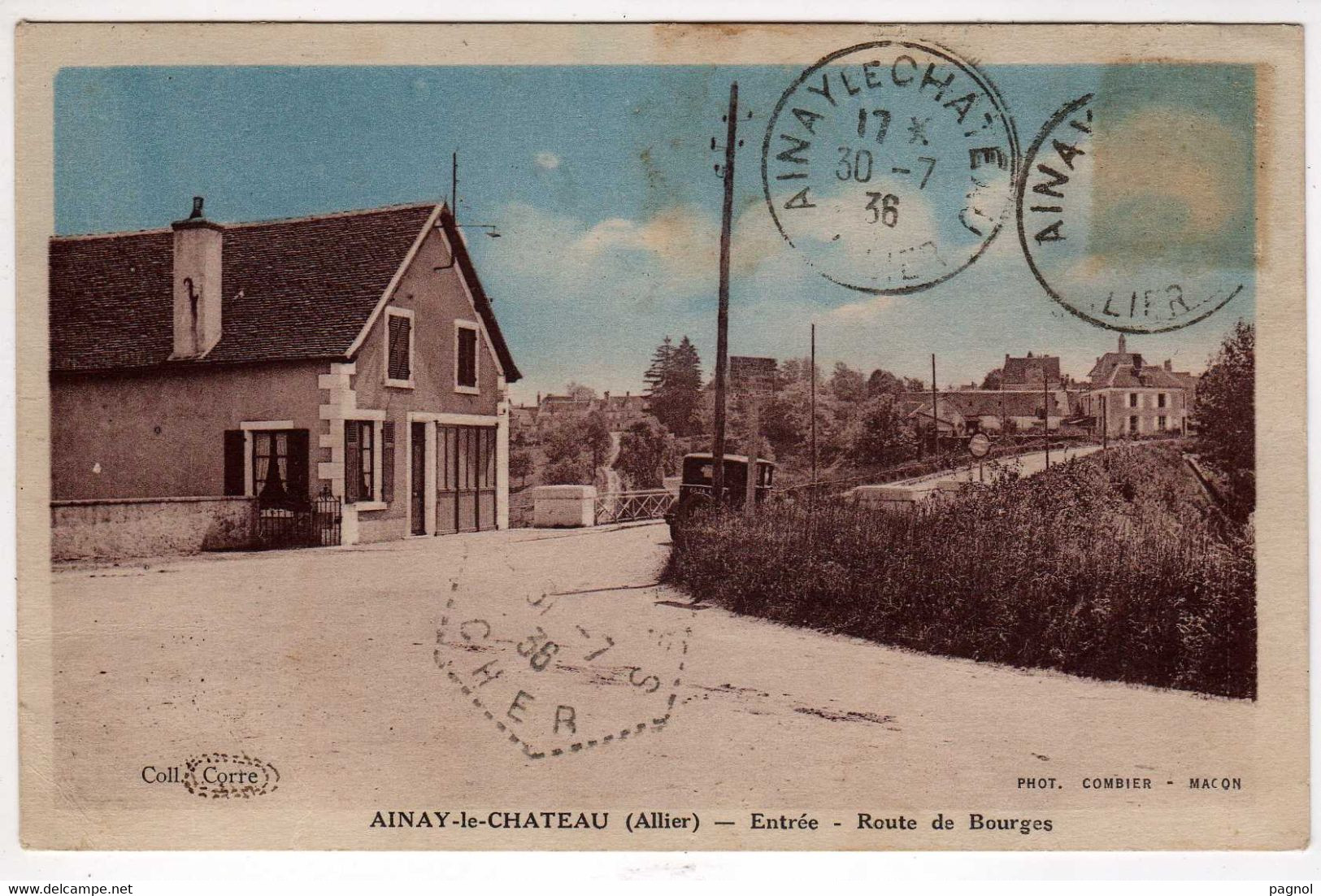 03 : Ainay-le-Château :Route De Bourges - Andere & Zonder Classificatie