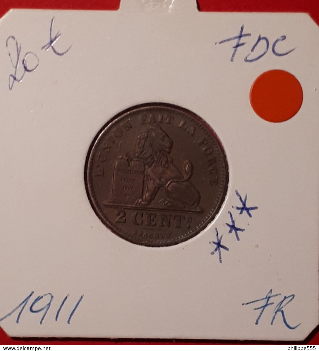 2 Centiem 1911 Frans FDC - 2 Cent