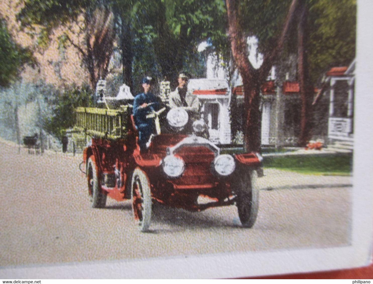 Fire Truck On Fort King Avenue  Florida > Ocala>    Ref 4563 - Ocala