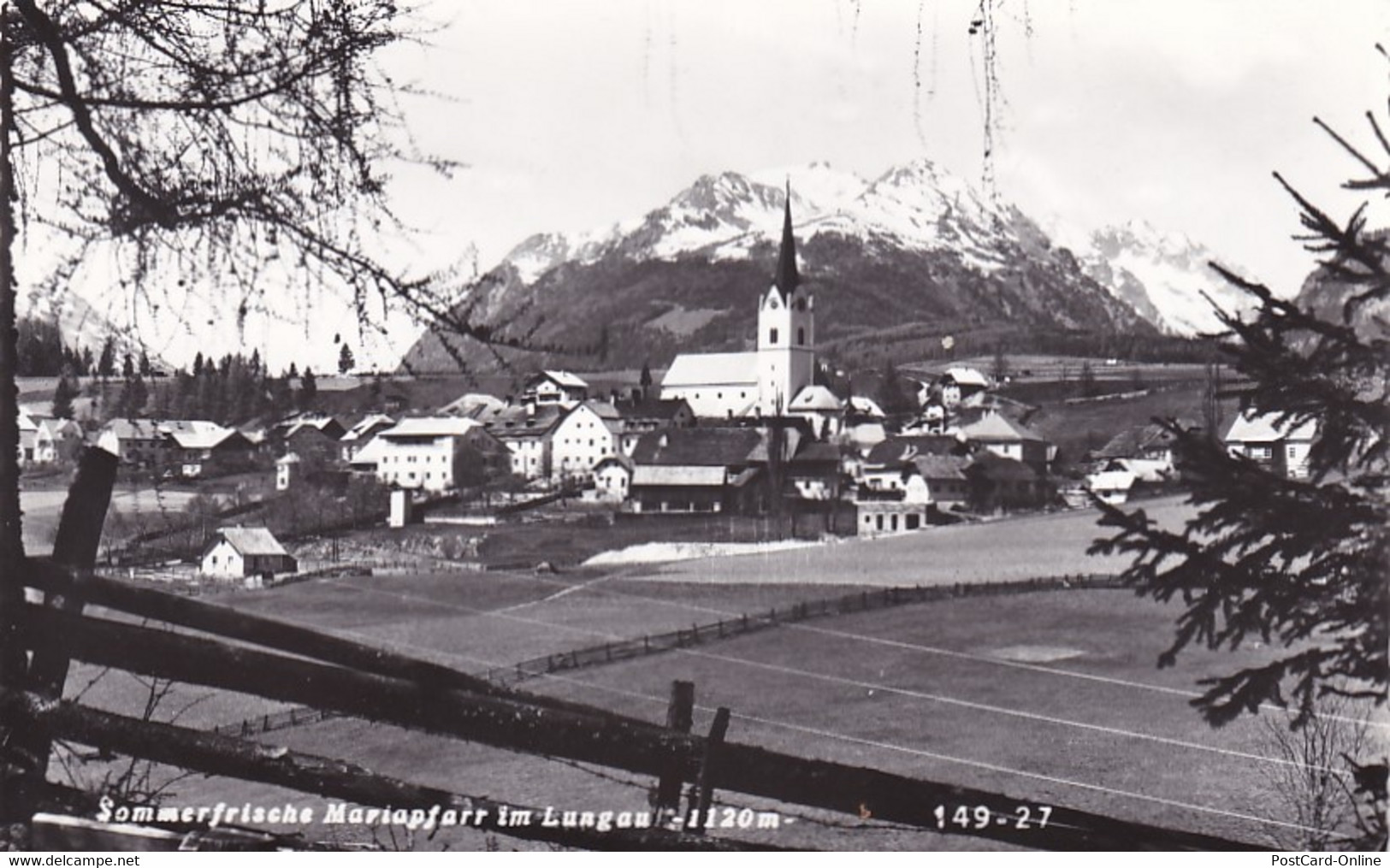 3571 - Österreich - Salzburg , Mariapfarr Im Lungau , Panorama , Sommerfrische - Gelaufen 1967 - Mariapfarr