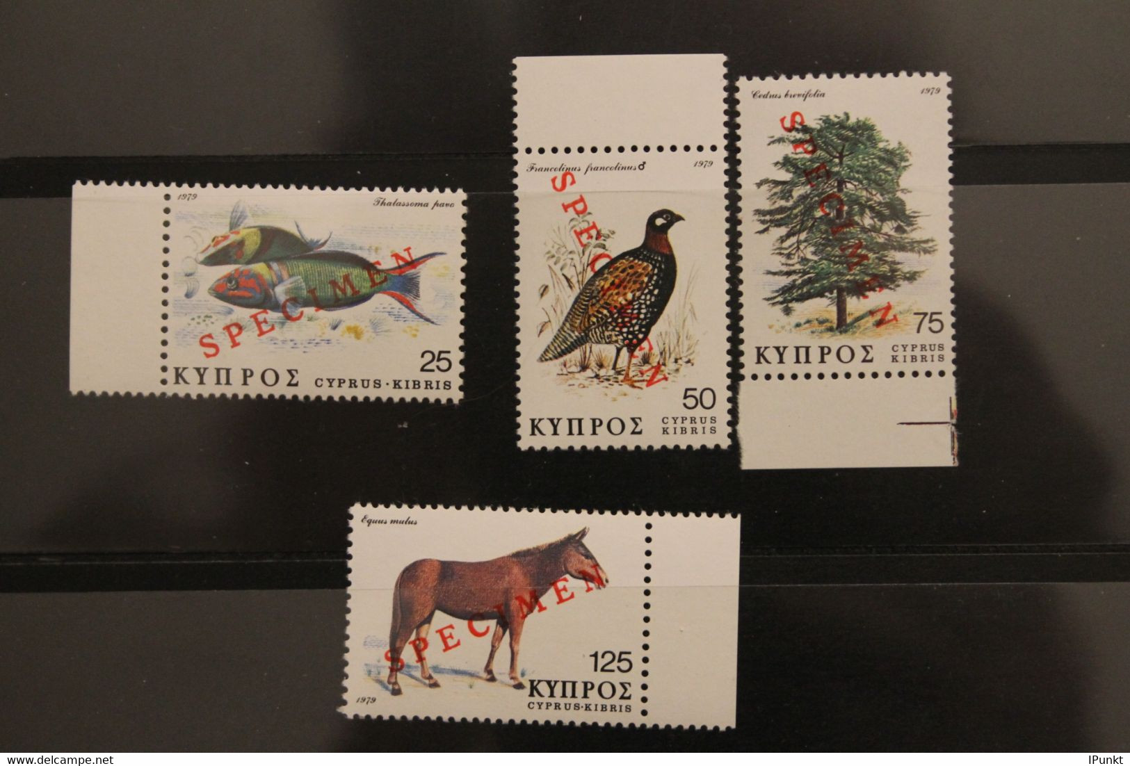 Zypern 1979; Flora Und Fauna; Natur, Kompletter Satz Als SPECIMEN, MUSTER - Sonstige & Ohne Zuordnung