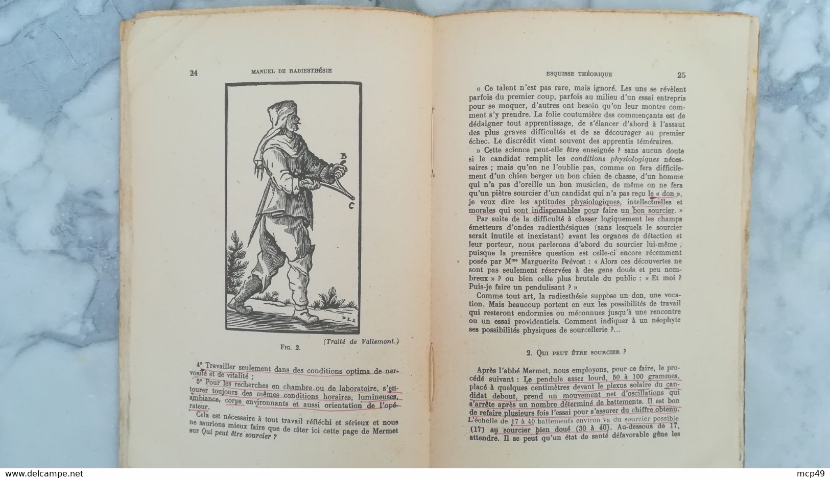 MANUEL THEORIQUE ET PRATIQUE DE RADIESTHESIE 1935 - 1901-1940