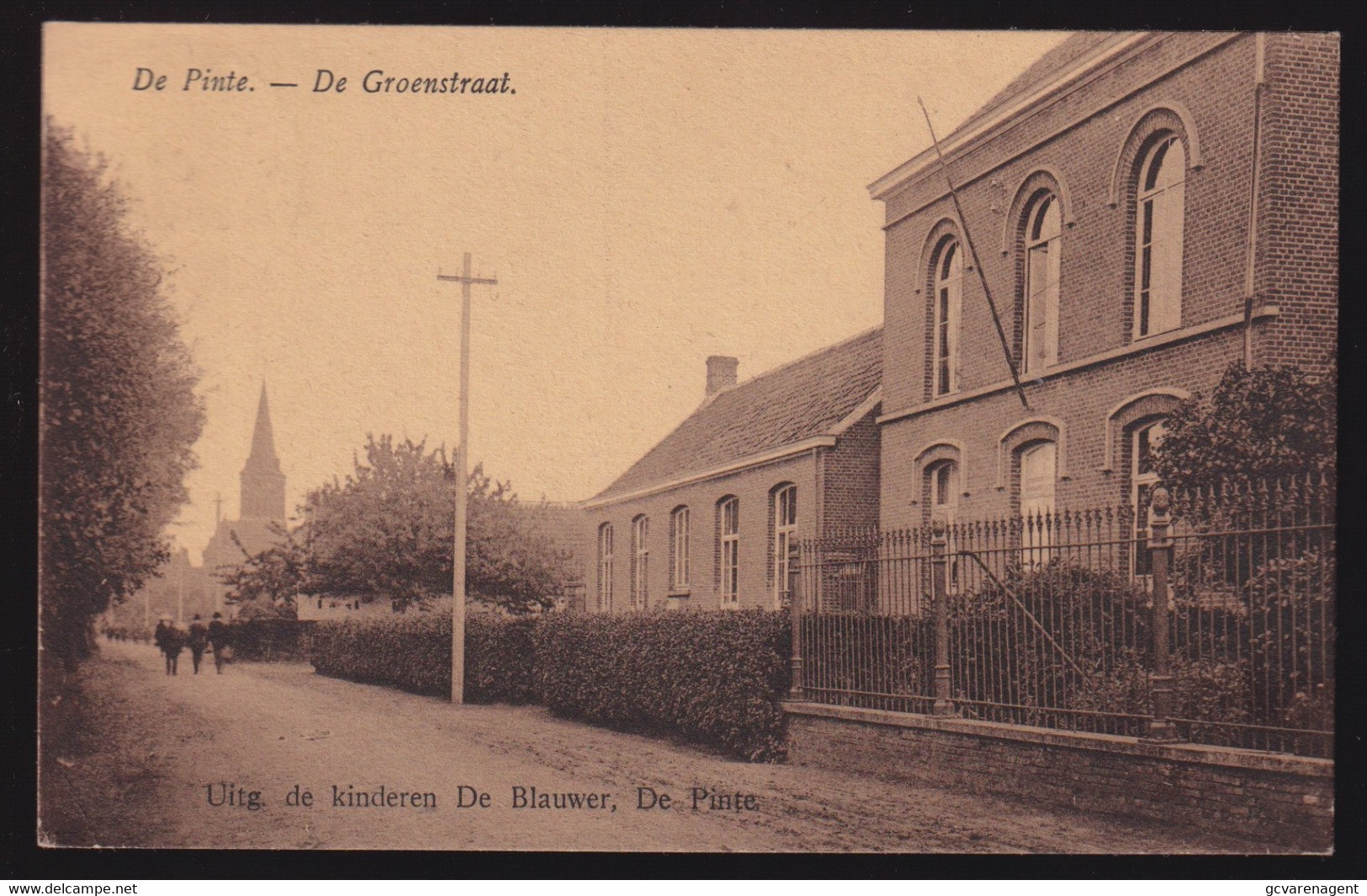 DE PINTE   DE GROENSTRAAT    2  AFBEELDINGEN - De Pinte