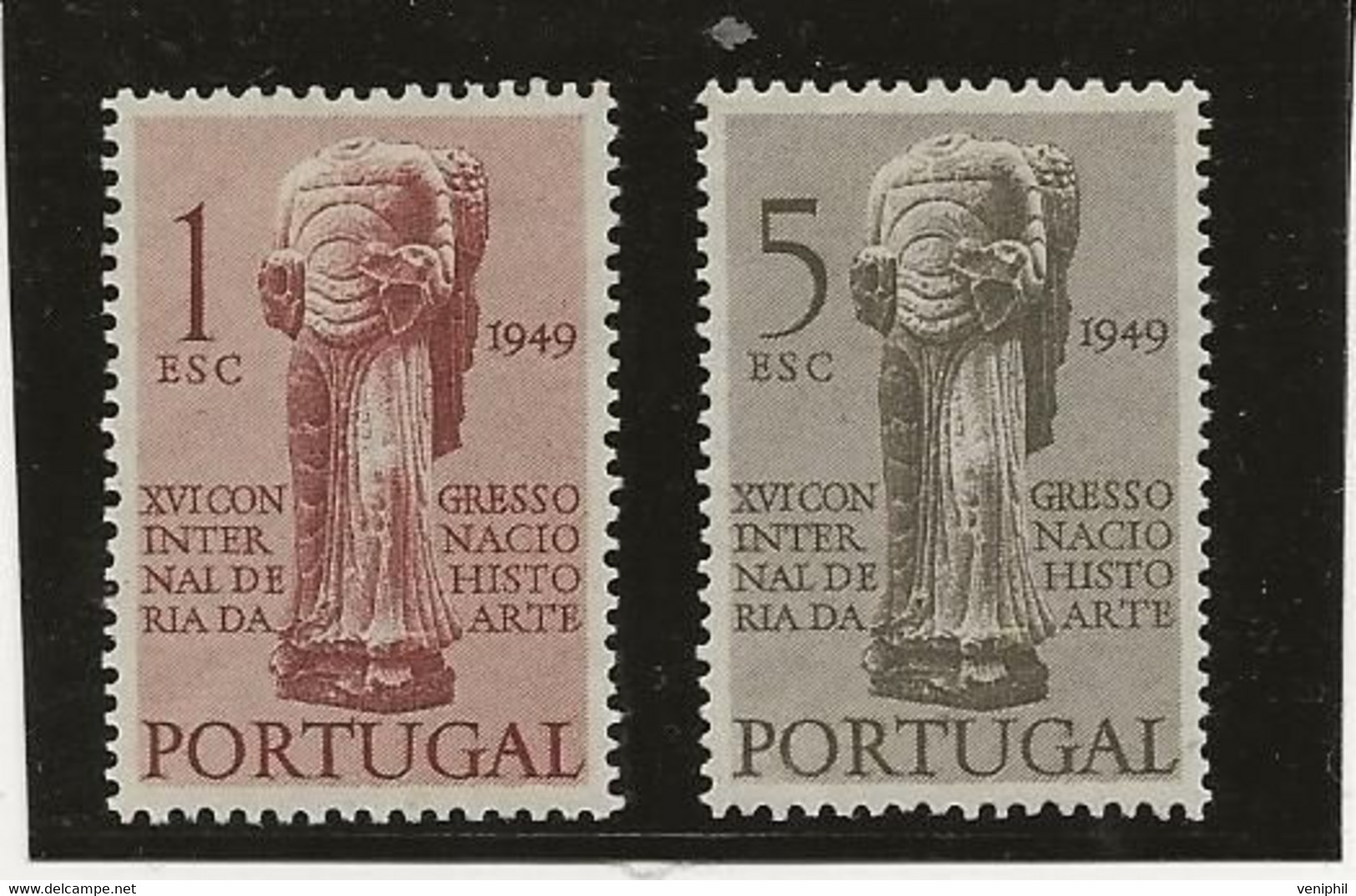 PORTUGAL - N° 724 A 725 NEUF PETITE CHARNIERE - ANNEE 1949 - COTE : 17 € - Nuevos