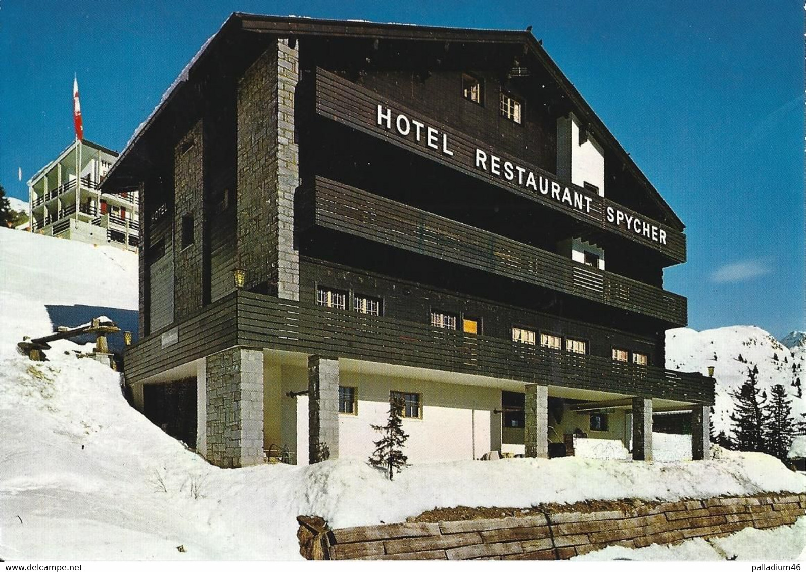 VALAIS RIEDERALP HOTEL WALLISER-SPYCHER - Rud. Suter Oberrieden No 20001 - Circulé - Riederalp