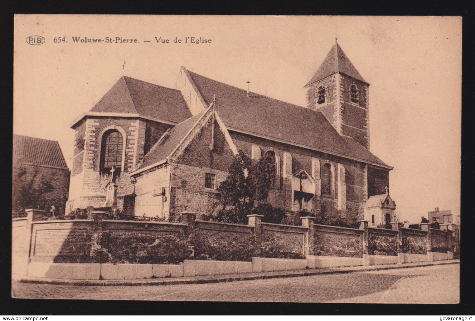 WOLUWE ST PIERRE  VUE DE L'EGLISE - Woluwe-St-Pierre - St-Pieters-Woluwe