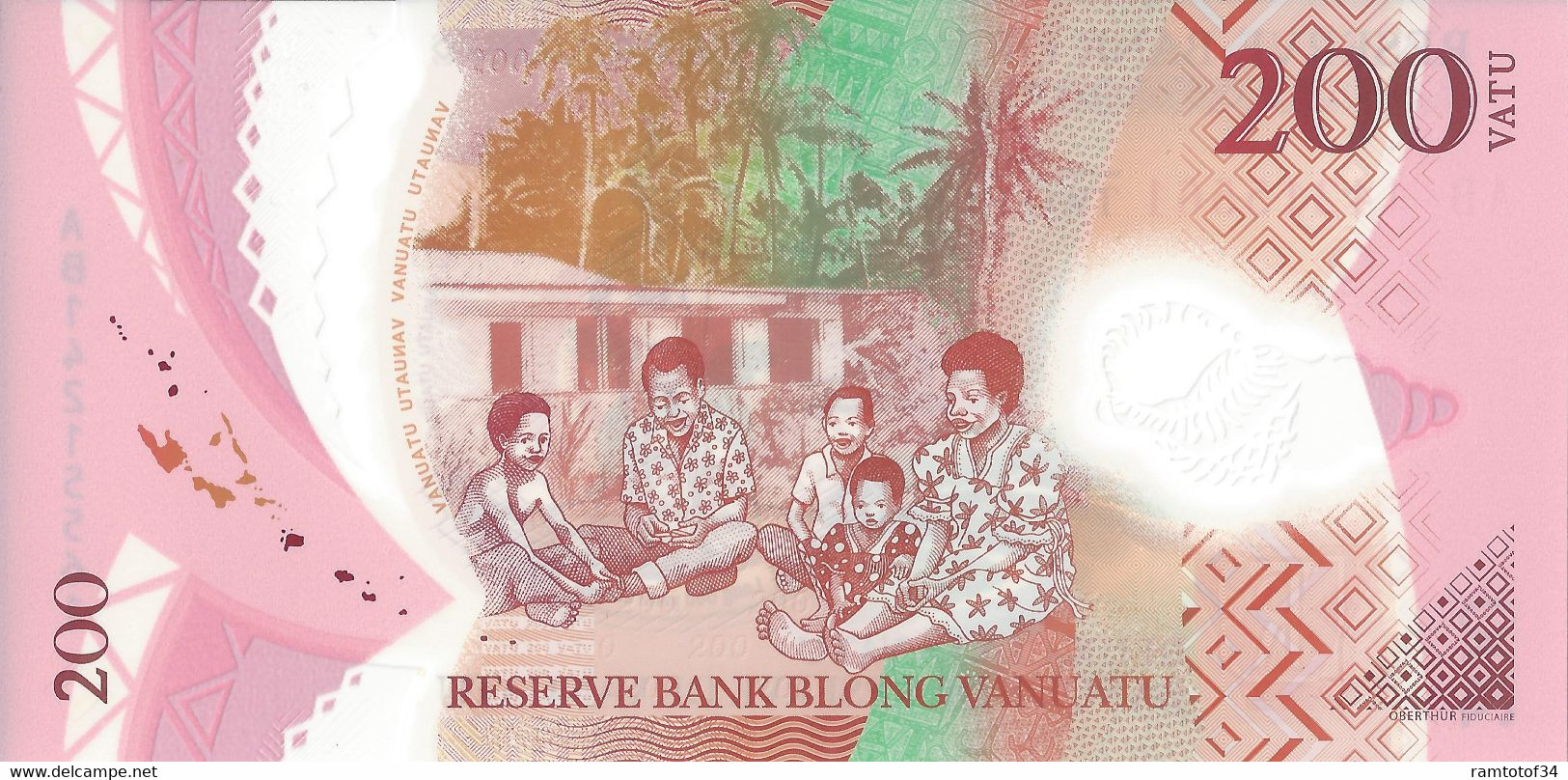 VANUATU - 200 Vatu 2014 UNC Polymer - Vanuatu