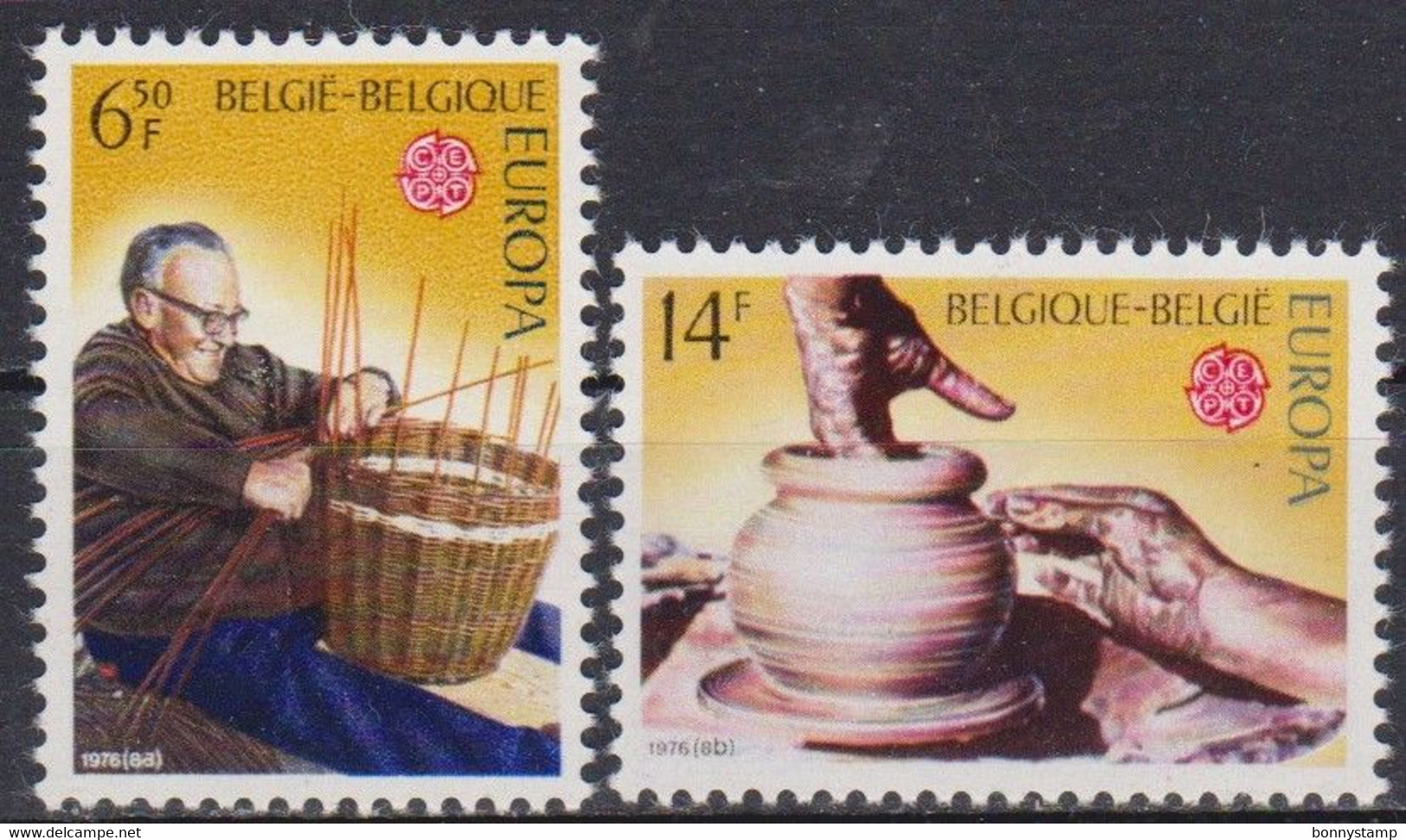 Belgio, 1976 - Europa - Nr.946/947 MNH** - Otros & Sin Clasificación