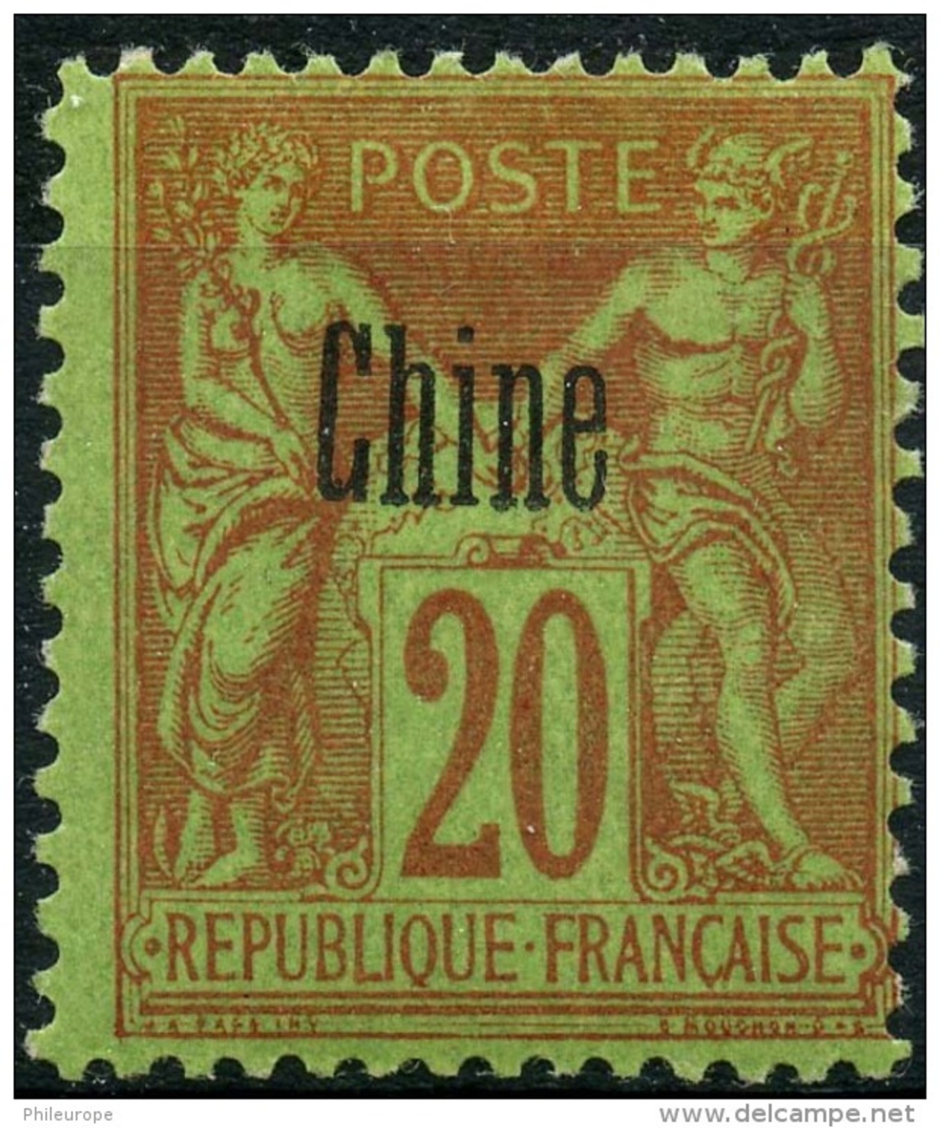 Chine (1894) N 7 * (charniere) - Autres & Non Classés