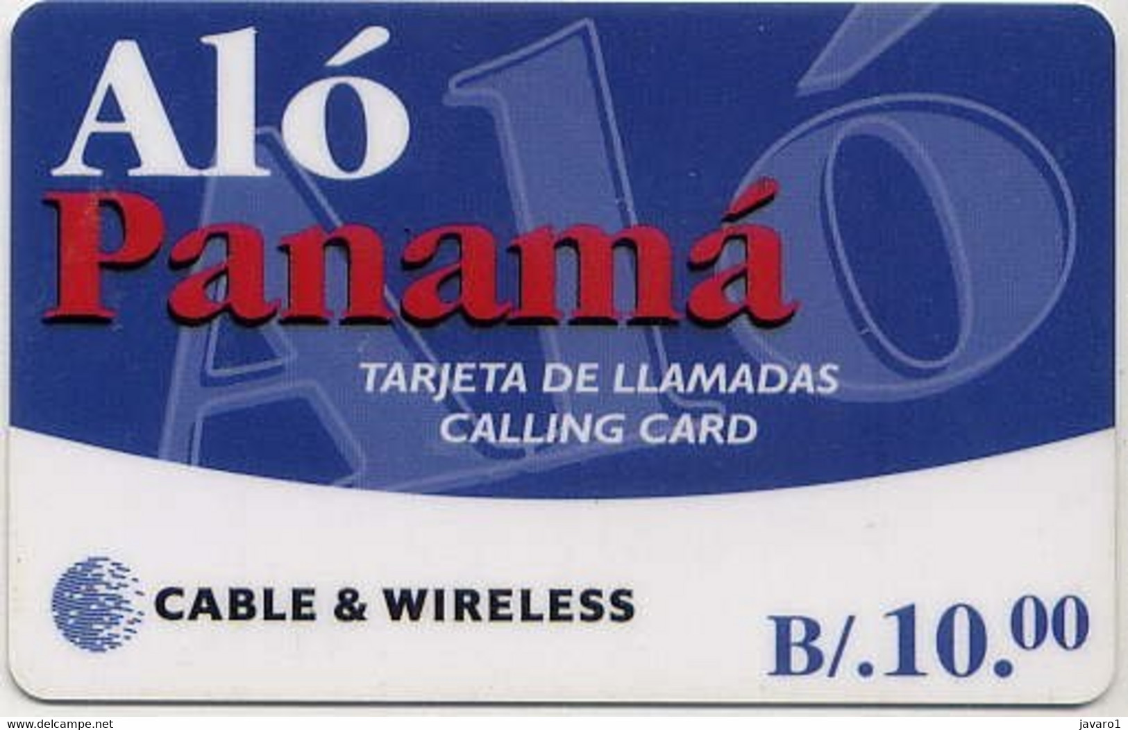 PANAMA : PANR116 B/.10.00 Alo Panama USED - Panamá