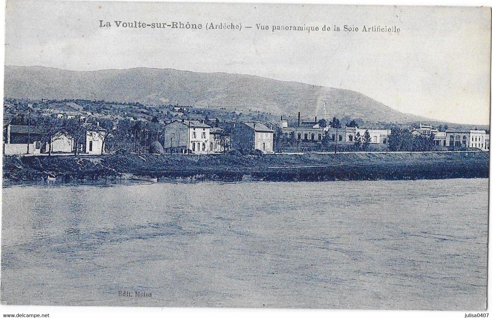 LA VOULTE SUR RHONE (07) Vue Panoramique De La Soie Artificielle - La Voulte-sur-Rhône