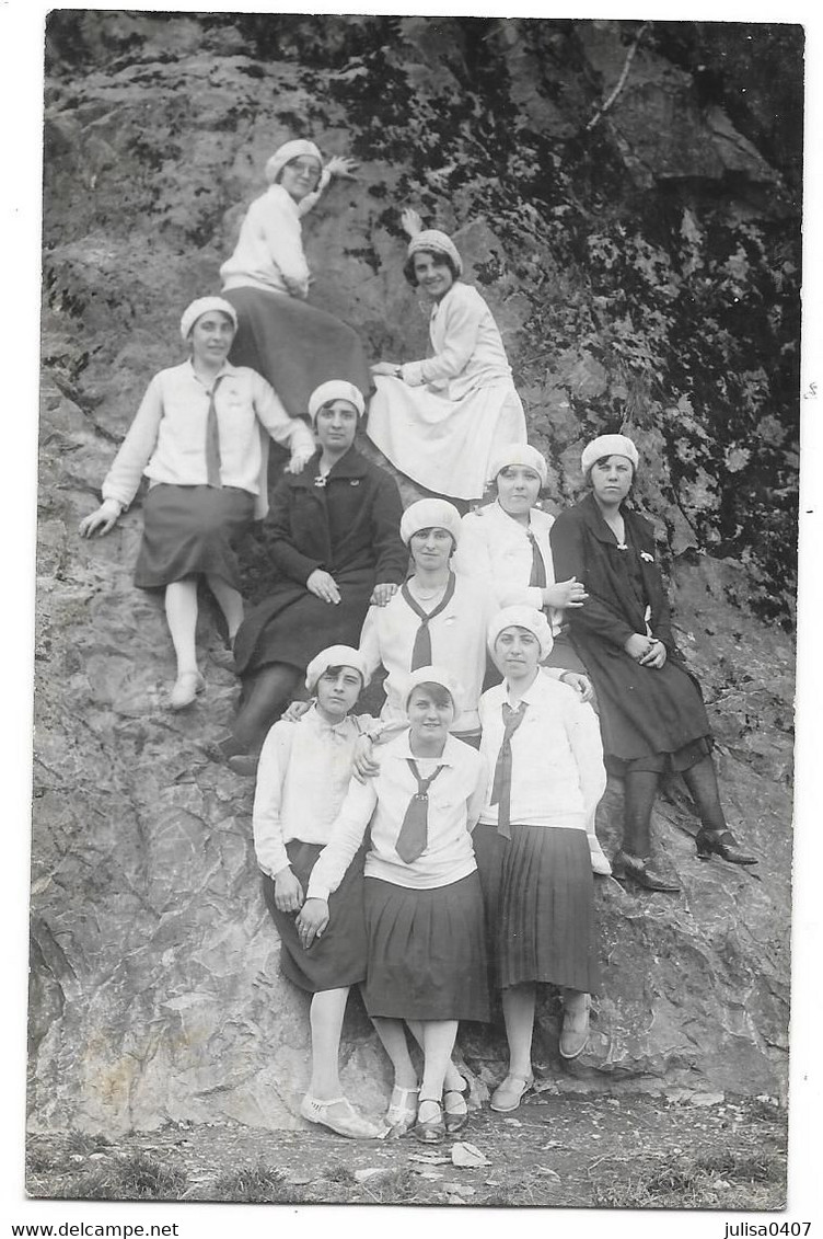 LOURDES (65) Carte Photo Groupe De Femmes - Lourdes