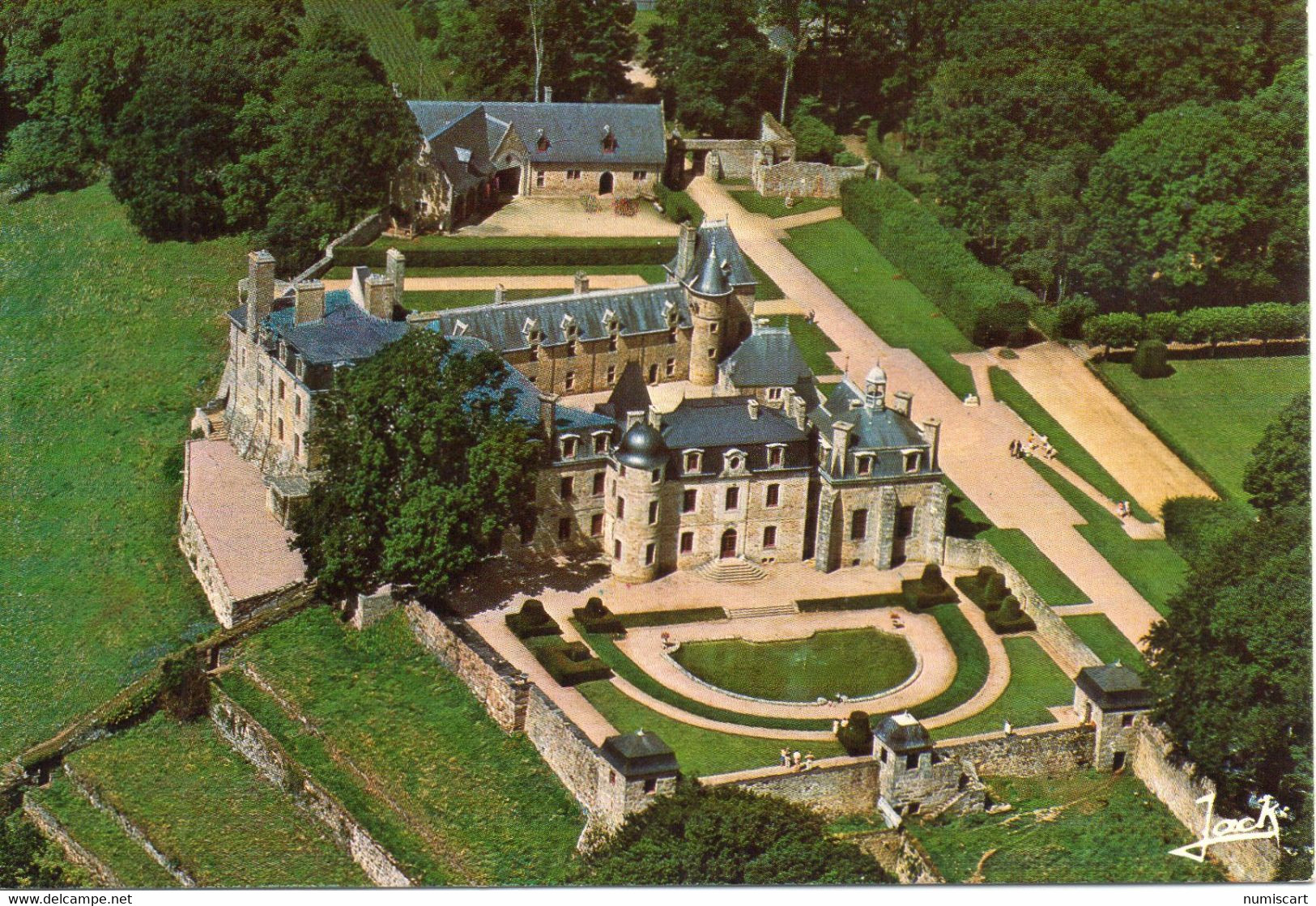 Lanvellec Belle Vue Aérienne Du Château De Rosanbo - Lanvellec