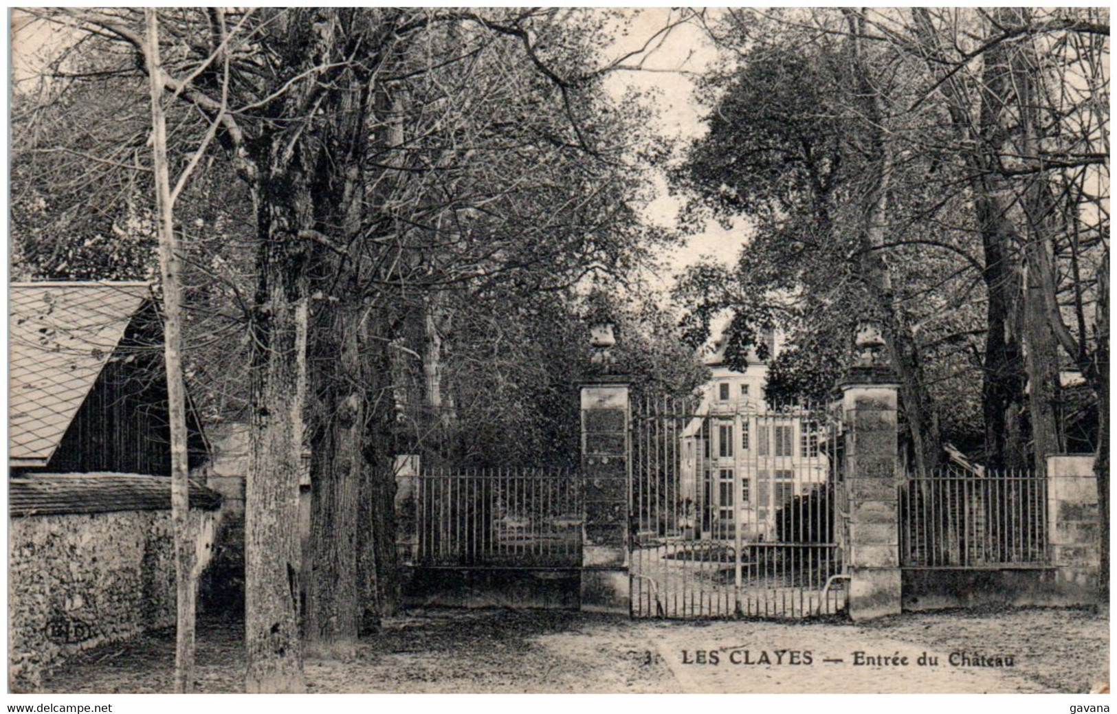 78 LES CLAYES - Entréee Du Chateau - Les Clayes Sous Bois