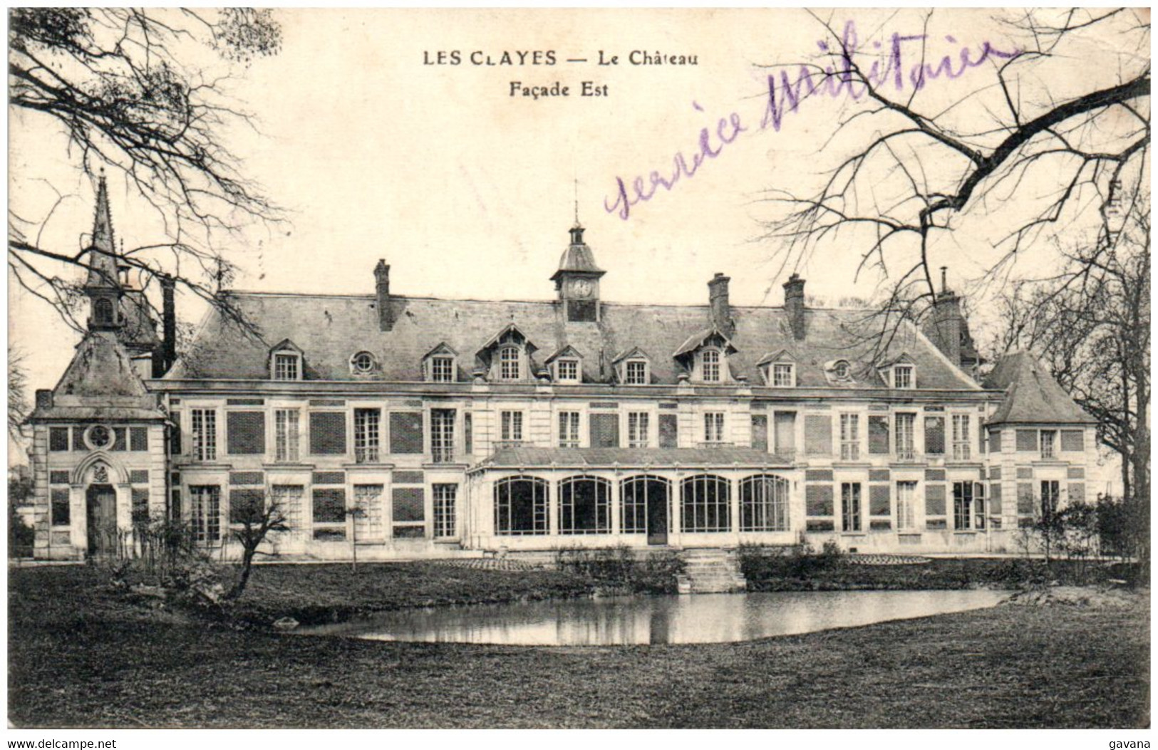 78 LES CLAYES - Le Chateau - Façade Est - Les Clayes Sous Bois