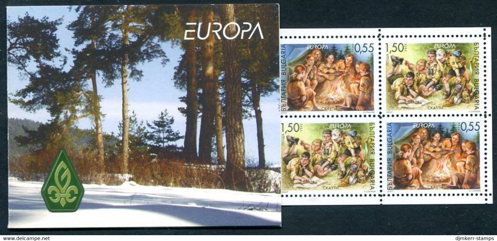 BULGARIA 2007 Europa: Scouting Booklet MNH / **.  Michel MH6 - Unused Stamps