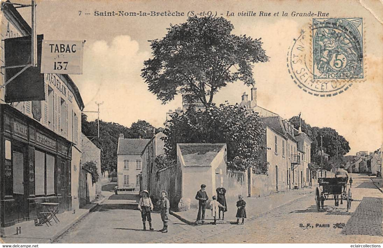 St Nom La Bretèche          78           La Vieille Et La Grande Rue          (voir Scan) - St. Nom La Breteche