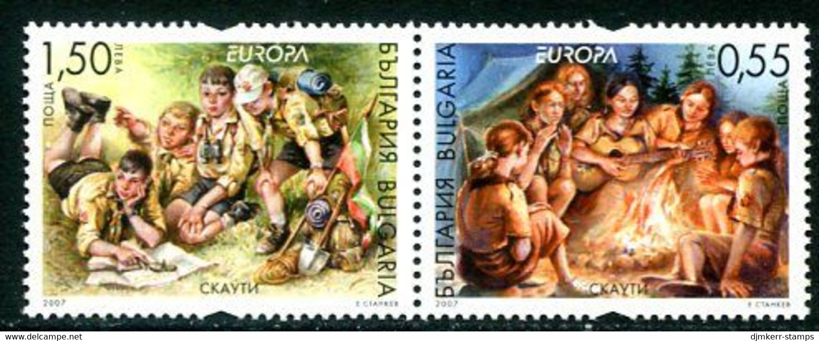 BULGARIA 2007 Europa: Scouting  MNH / **.  Michel 4792-93 - Unused Stamps