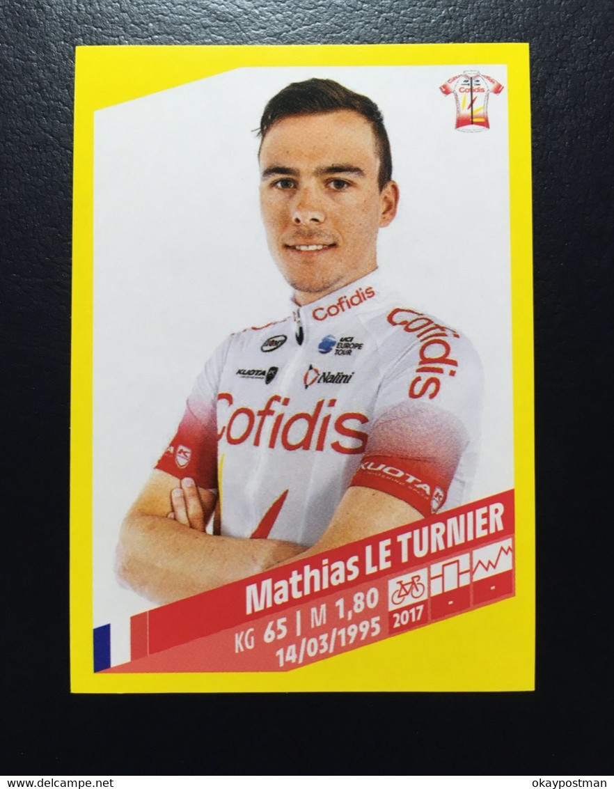 TOUR DE FRANCE 2019 - PANINI - No. 102 - MATHIAS LE TURNIER - Edizione Francese