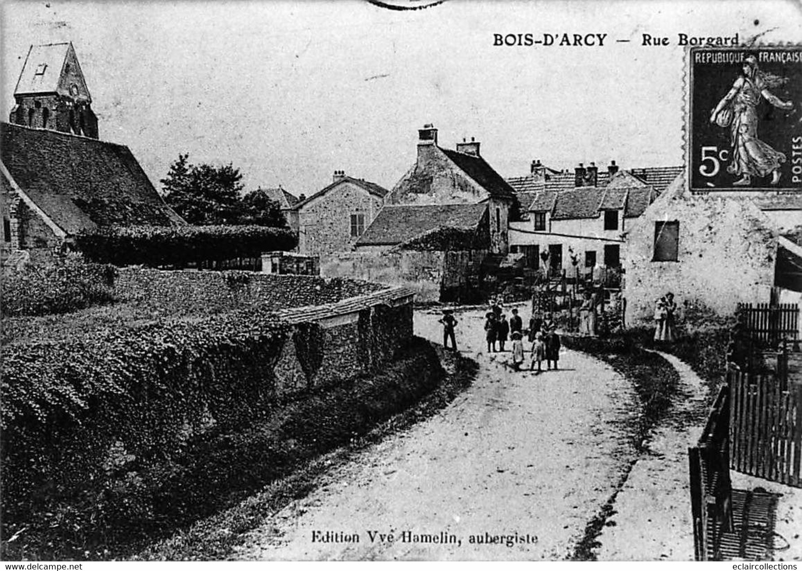 Bois D'Arcy      78        Rue Borgard     .  Repro D'ancienne 14,5x10,5              (voir Scan) - Bois D'Arcy