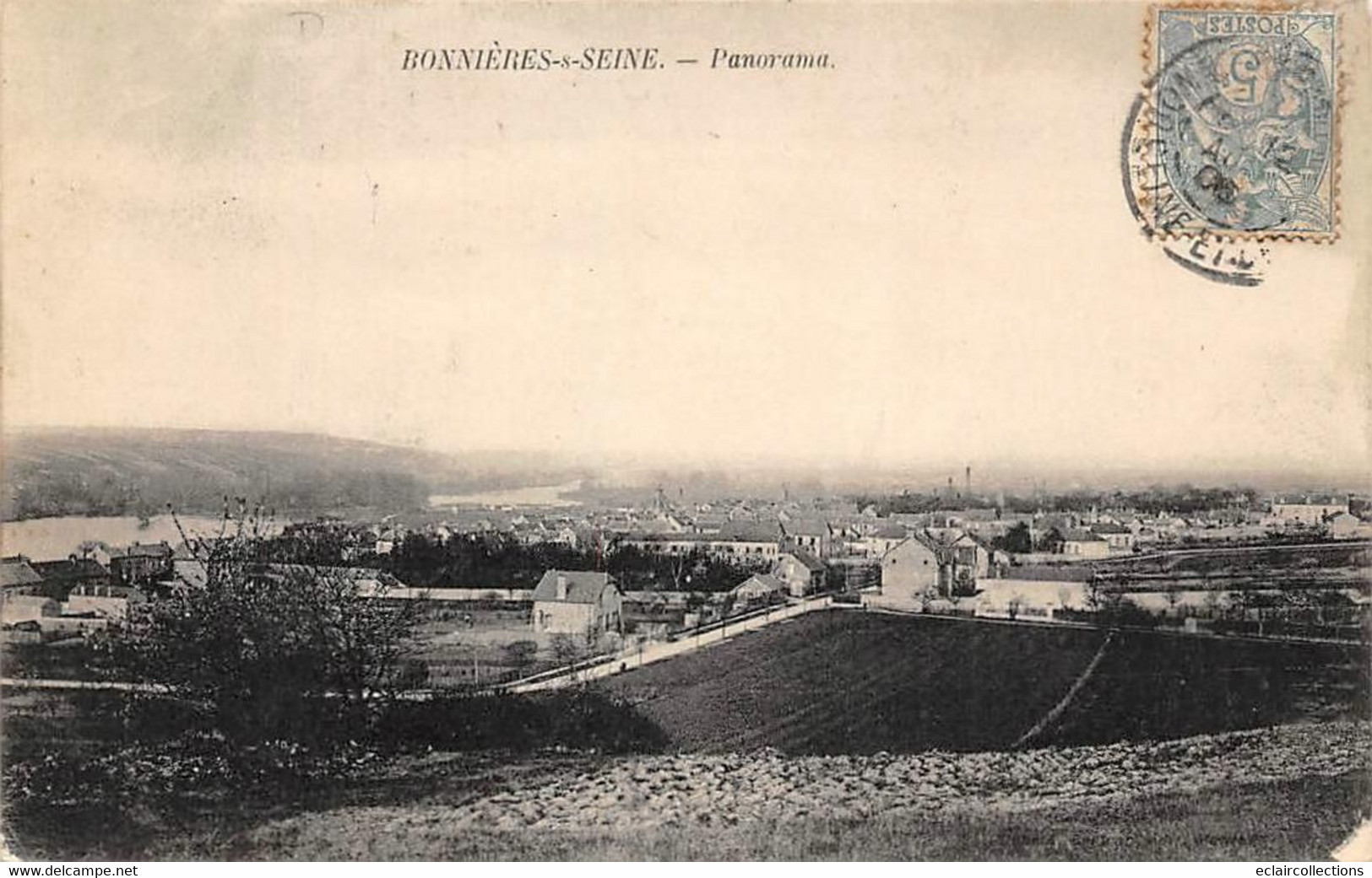 Bonnières Sur Seine         78          Panorama                (voir Scan) - Bonnieres Sur Seine