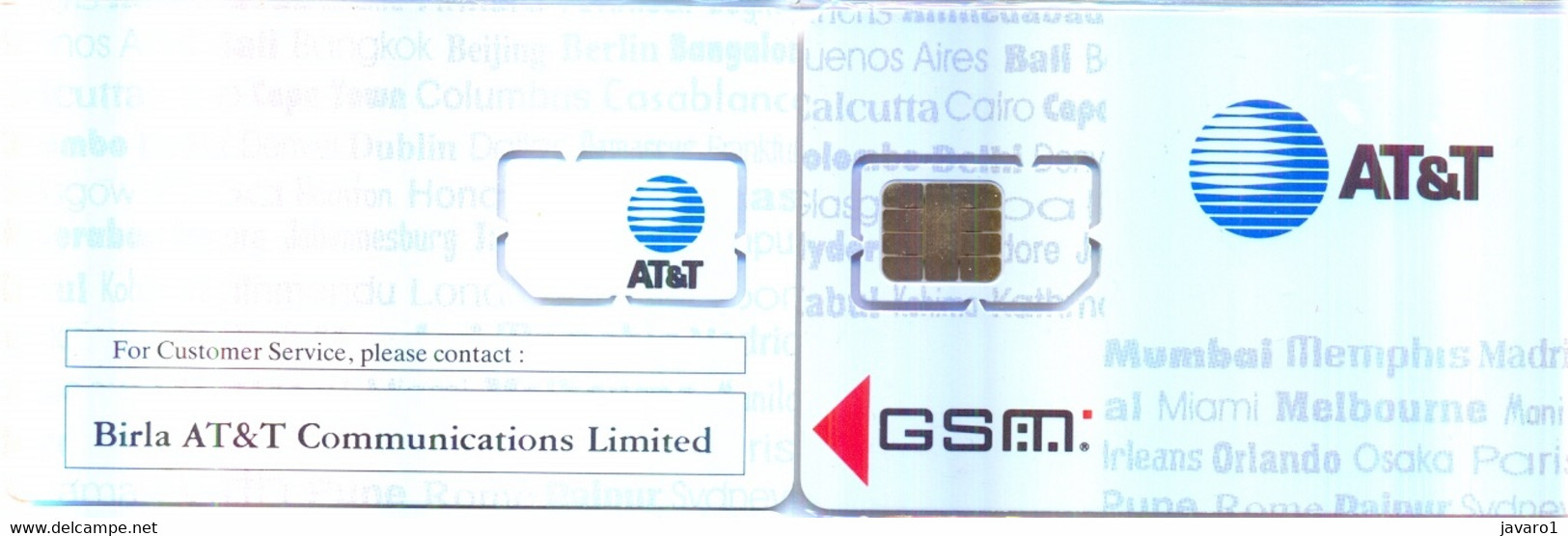 USA GSM Card  : USA01 12 PIC AT+T Logo/Birla AT+T... MINT - [2] Chip Cards