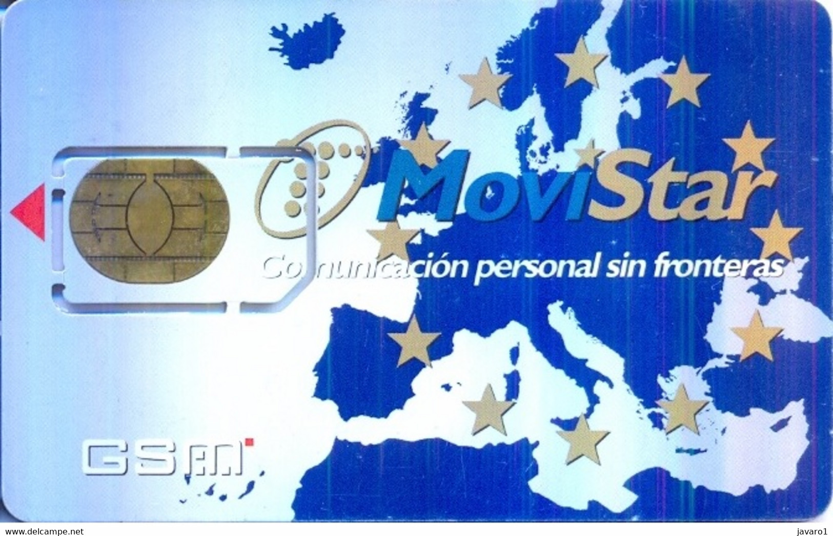 SPAIN GSM Card  : SPA23Z 33 PIC Europe (white Sea) Ctrl Is SILVER MINT - Airtel