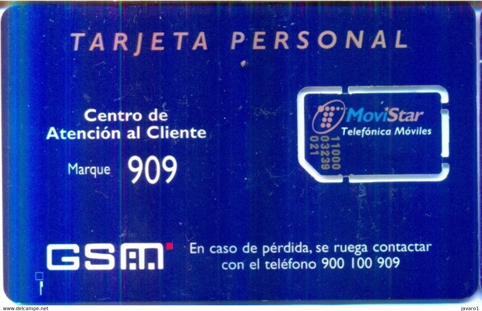 SPAIN GSM Card  : SPA23X 33 PIC Europe (white Sea) Ctrl Is GOLD MINT - Airtel