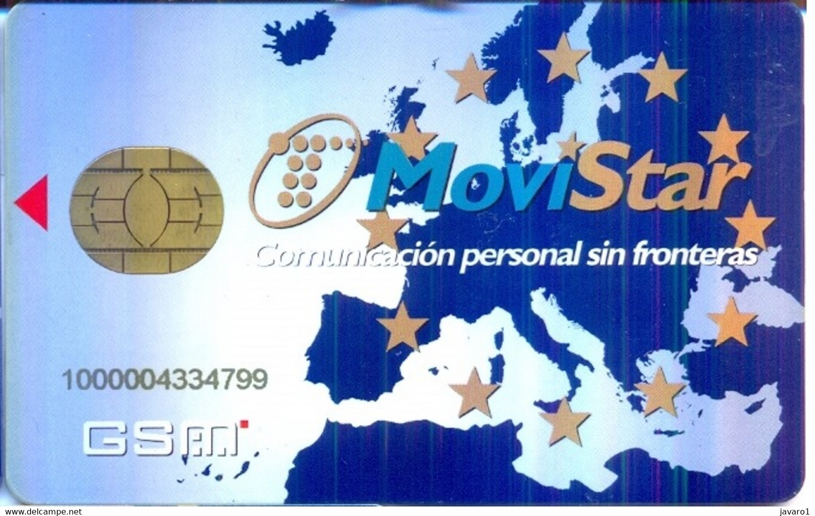 SPAIN GSM Card  : SPA23B 33 GSM Europe (white Sea) Full Iso MINT - Airtel