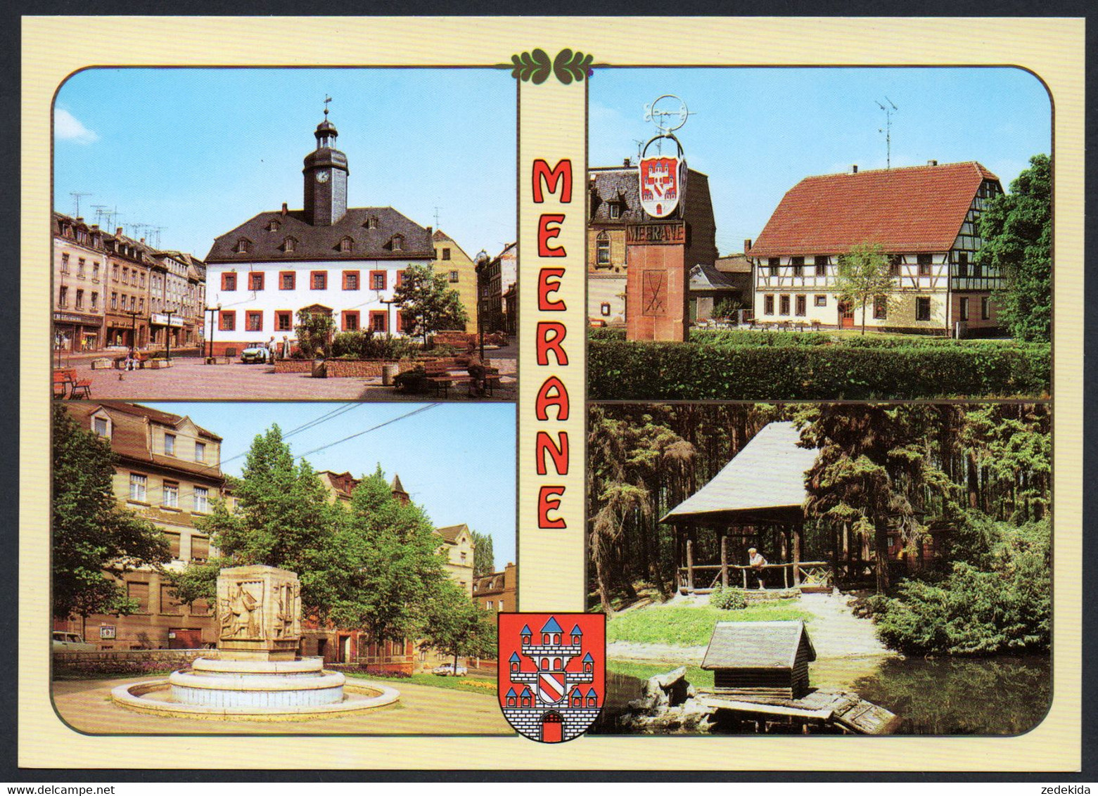 E5757 - TOP Meerane - Bild Und Heimat Reichenbach Qualitätskarte - Meerane