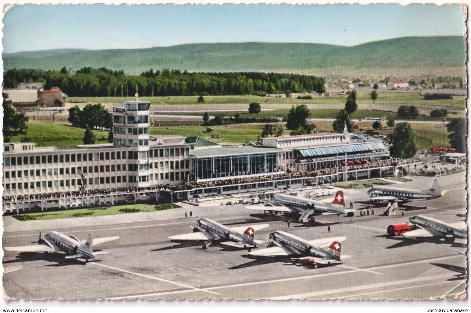 Flughof Zürich - Kloten - & Airport, Airplane - Kloten