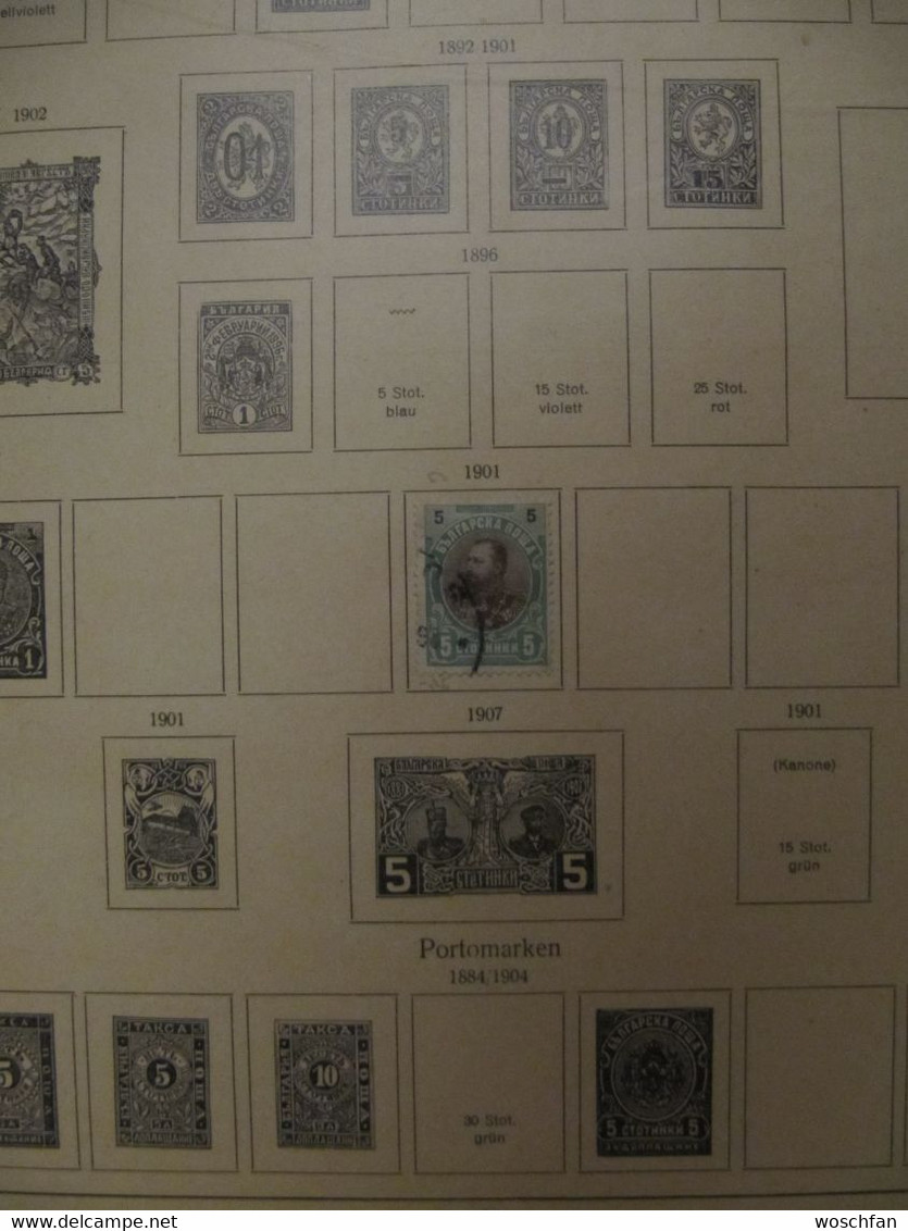 Bulgaria: Ancient stamps from ancient albums, see pics!