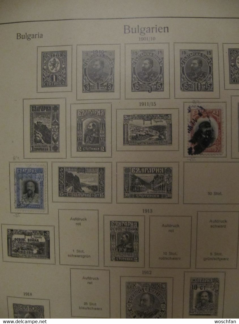 Bulgaria: Ancient stamps from ancient albums, see pics!