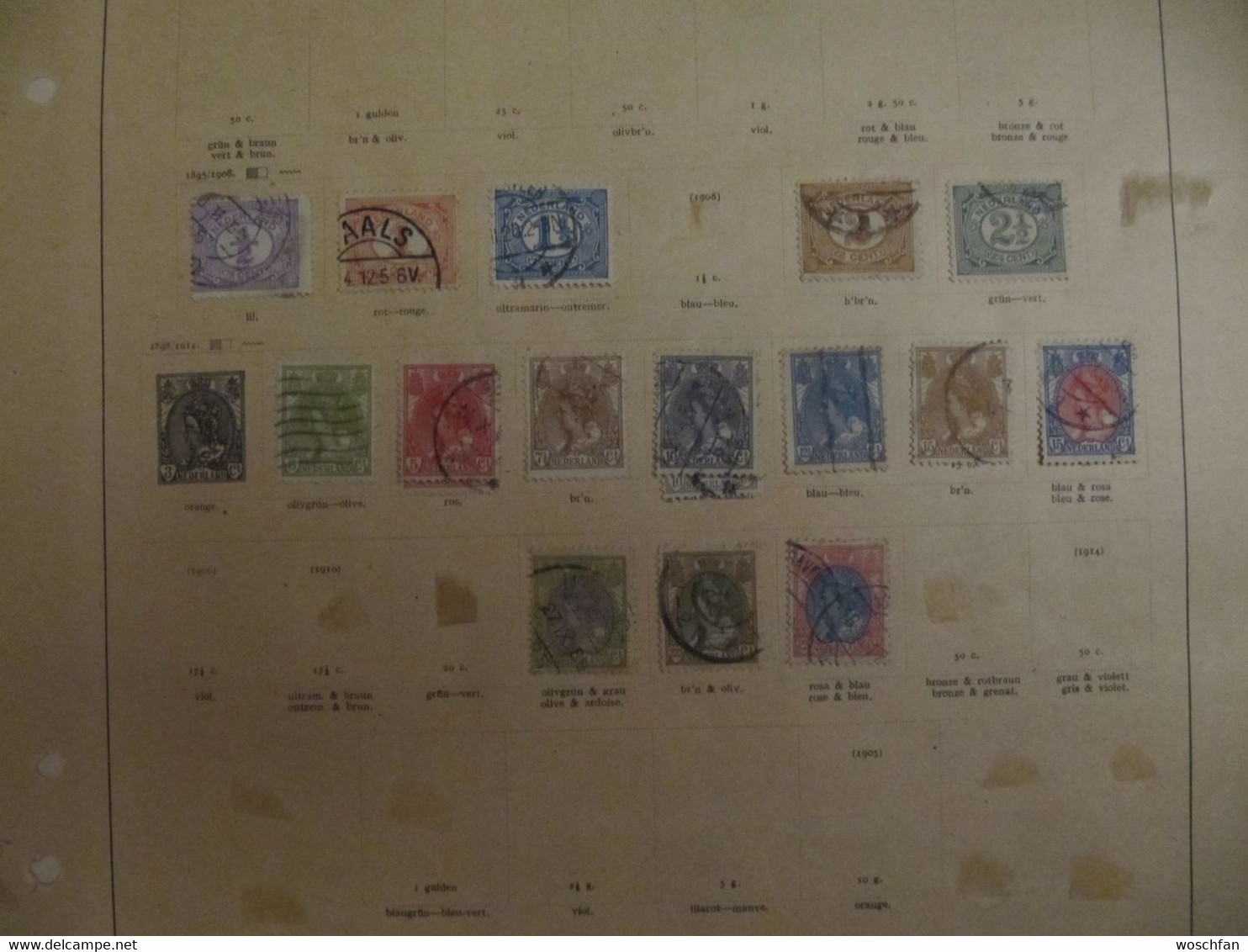 Netherlands: Ancient Stamps Collection From Ancient Albums, See Pics! - Collections (without Album)