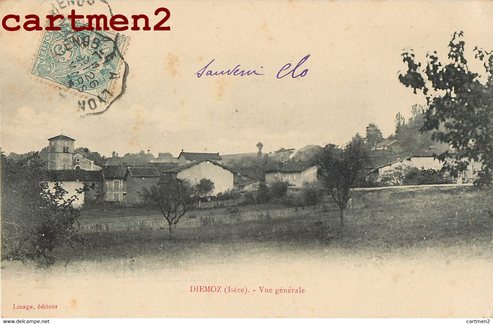 DIEMOZ VUE GENERALE 38 ISERE - Diémoz