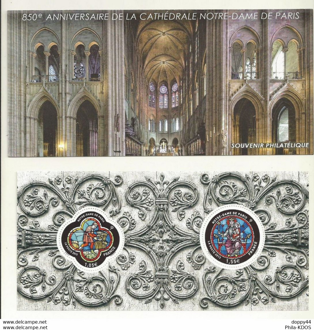 " 850 ANS DE NOTRE DAME DE PARIS " Sur Bloc Souvenir De 2013 (Sous Blister Fermé) N° YT BS 78 Parfait état - Iglesias Y Catedrales