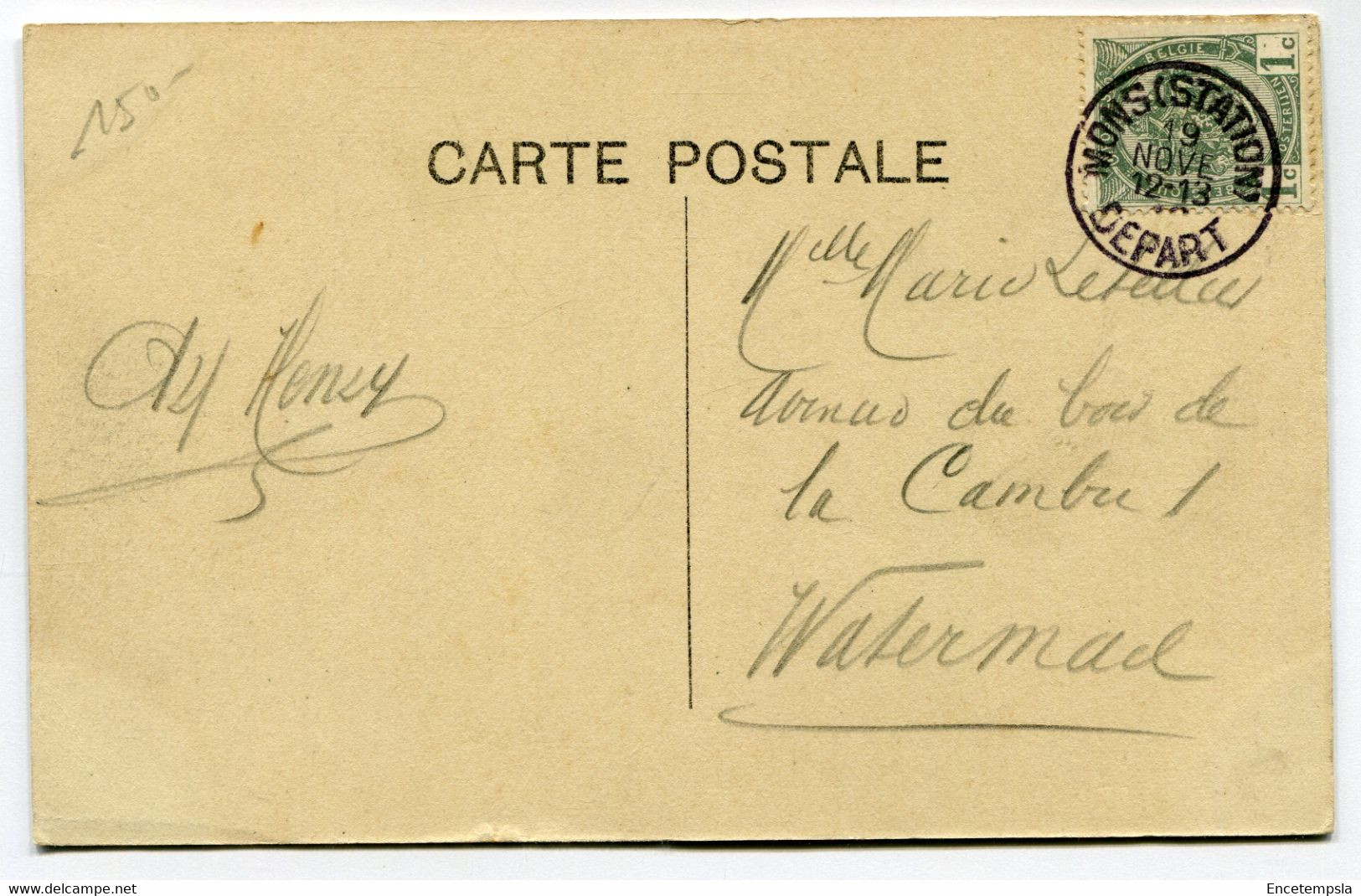 CPA - Carte Postale - Belgique - Mons - Rue André Masquelier - 1910 (DG15565) - Mons