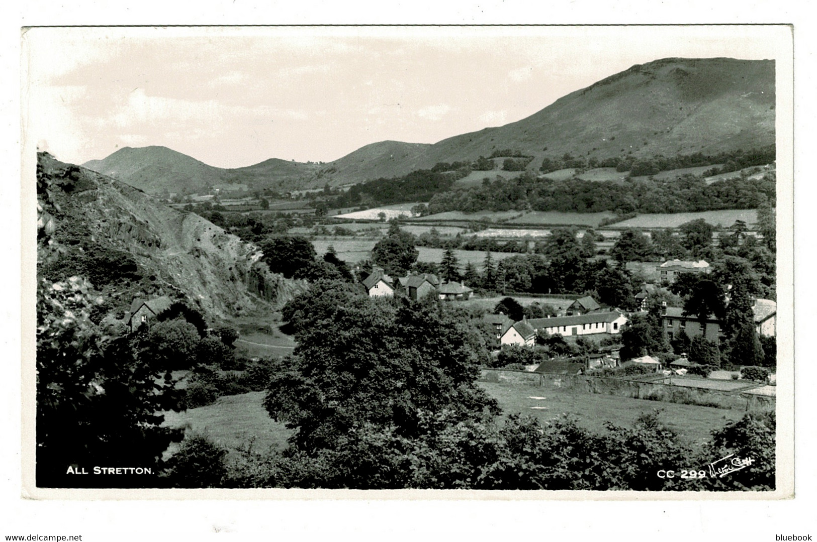 Ref 1433 -  1960's Walter Scott Real Photo Postcard - All Stretton Shropshire - Salop - Shropshire