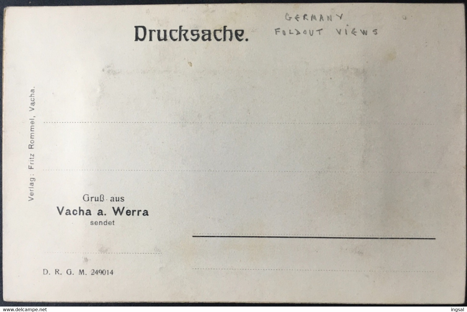 DEUTSCHLAND, GERMANY,.........” Vacha A. Werra “........Panorama - Vacha