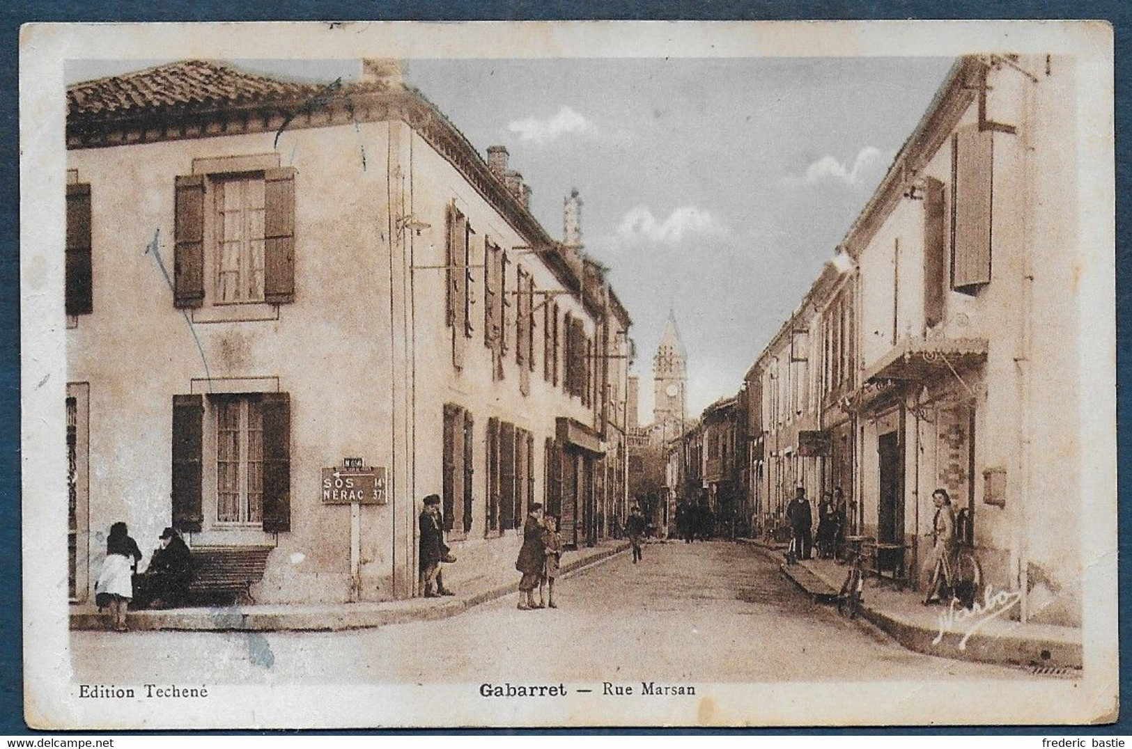 GABARRET - Rue Marsan - Gabarret