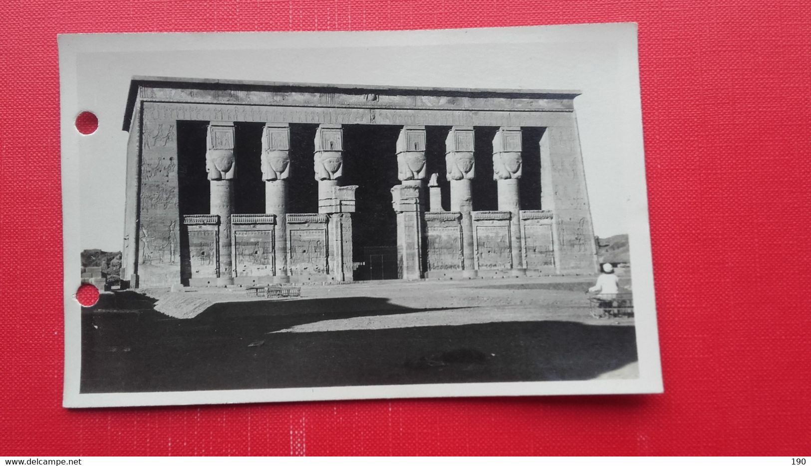 5 Postcards Dendera.Hathor Temple. - Qena