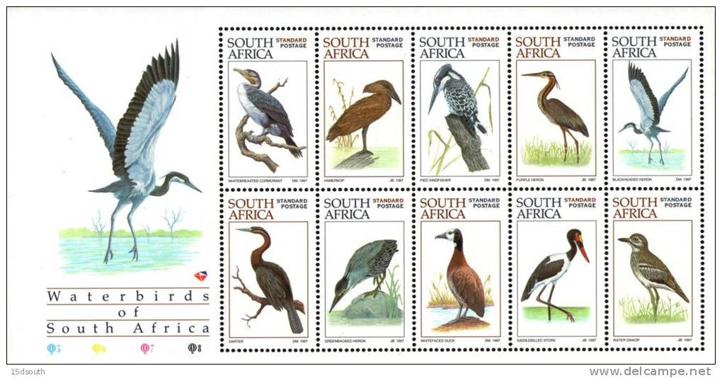 South Africa - 1997 Waterbirds Souvenir Booklet - Carnets