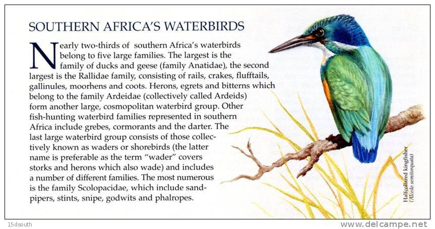 South Africa - 1997 Waterbirds Souvenir Booklet - Cuadernillos