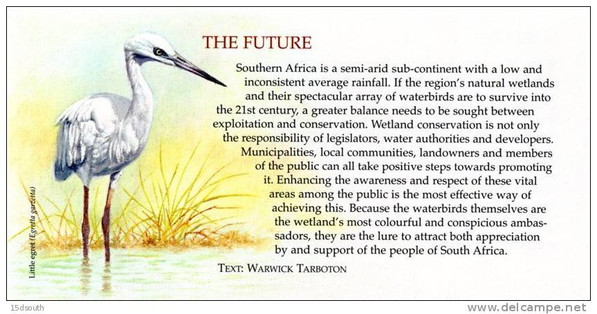 South Africa - 1997 Waterbirds Souvenir Booklet
