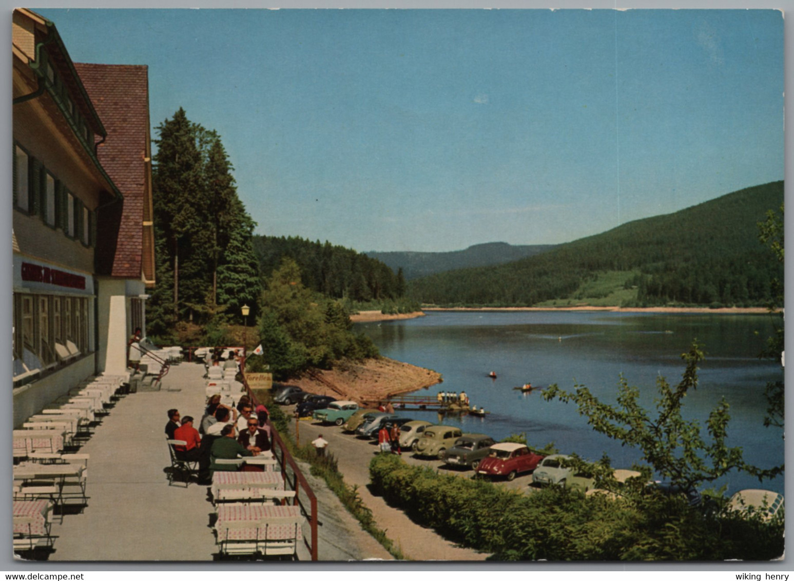 Forbach - Gasthaus Zur Schwarzenbachtalsperre 1   Mit VW Käfer VW Bus T1 BMW - Forbach