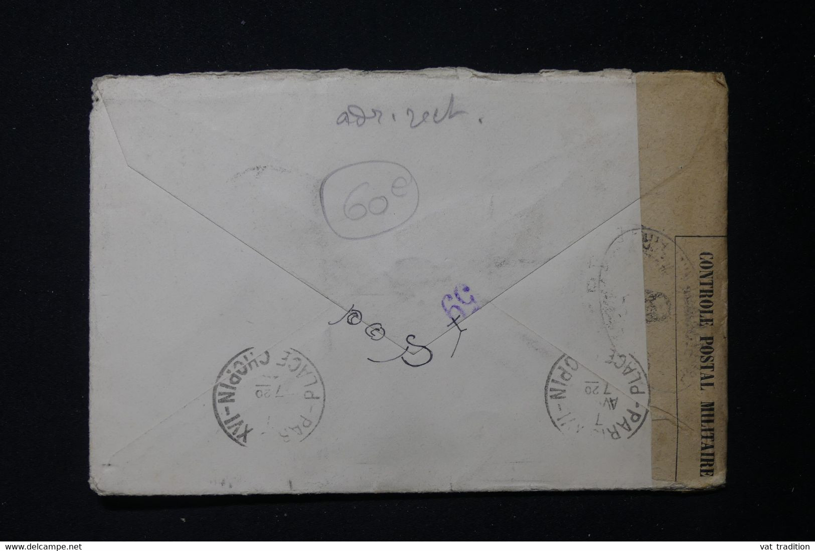 JAPON - Enveloppe De Sendai Pour La France Via Tokyo En 1916 Avec Contrôle Postal - L 83421 - Briefe U. Dokumente