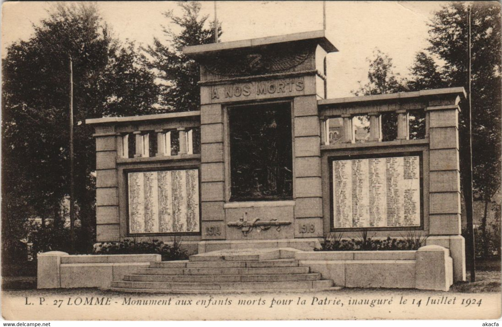 CPA LOMME - Monument Aux Enfants Morts Pour La Patrie (136071) - Lomme